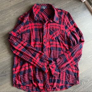 Ci Sono Plaid Flannel
